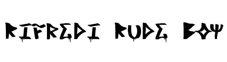 Rifredi Rude Boy  baixar fontes gratis