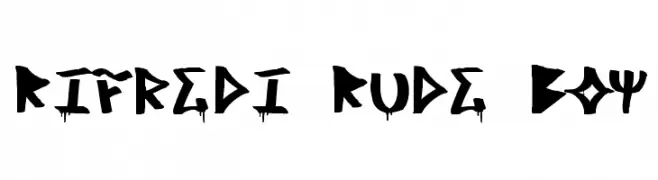 Rifredi Rude Boy  font caratteri gratis