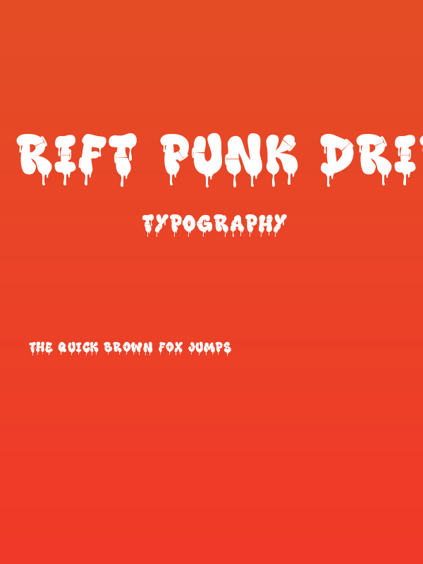 Rift Punk Drip Drip Poster