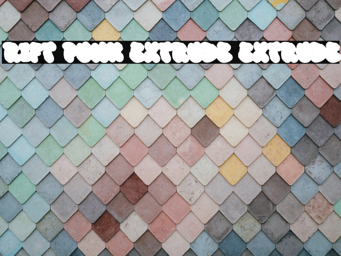 Rift Punk Extrude Extrude Font examples