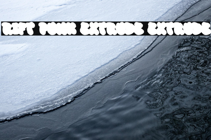 Rift Punk Extrude Extrude Font examples