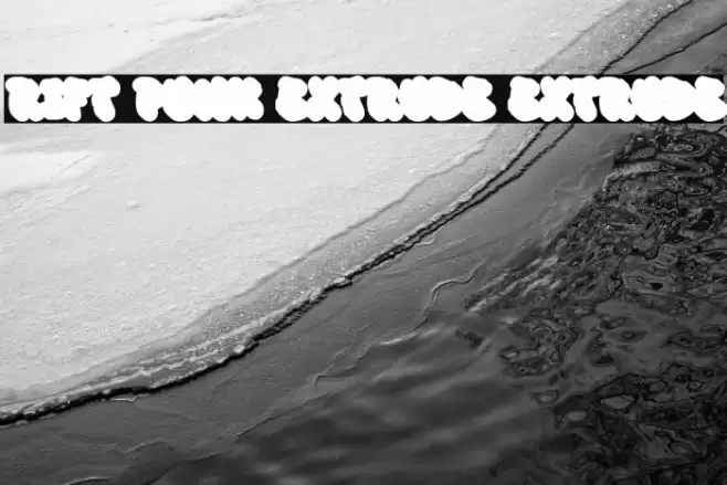 Rift Punk Extrude Extrude Шрифта examples