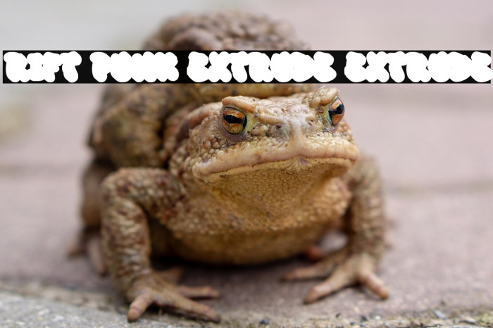 Rift Punk Extrude Extrude Font examples