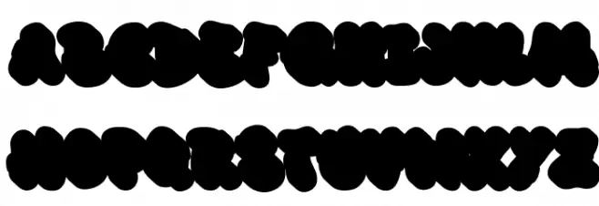 Rift Punk Extrude Extrude Font LOWERCASE