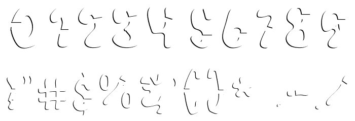 Rift Punk Inner Inner Font Alte caractere