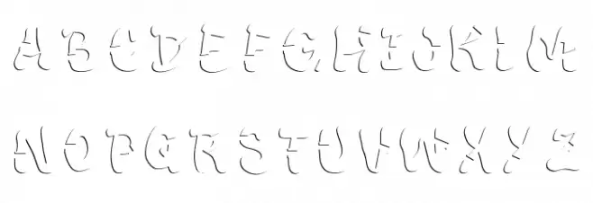 Rift Punk Inner Inner Caratteri MAIUSCOLE