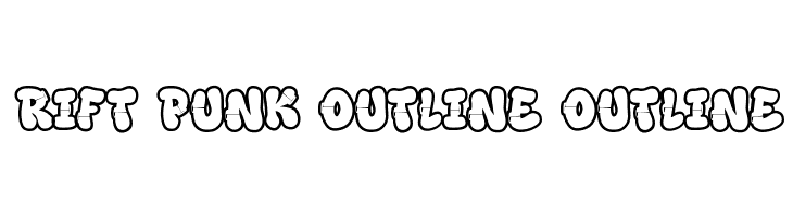 Rift Punk Outline Outline  Descarca Fonturi Gratis