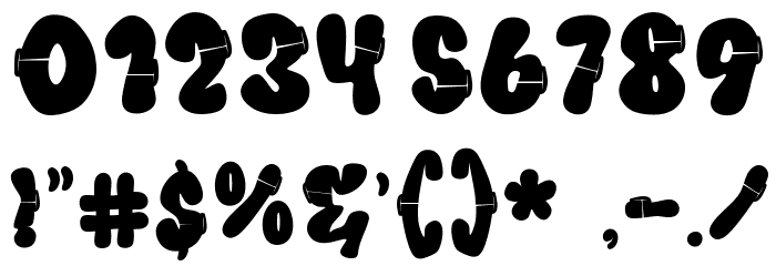 Rift Punk Solid Solid Font Alte caractere