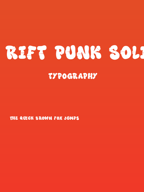 Rift Punk Solid Solid Poster