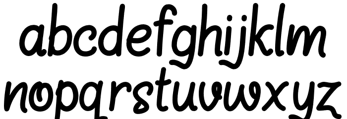 Rigenno Font LOWERCASE