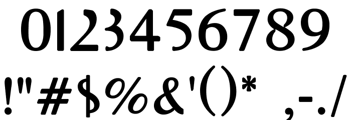 RighOn Bold Fuentes OTROS CHARS