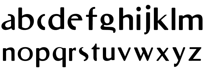 RighOn Bold Fuentes MINÚSCULAS