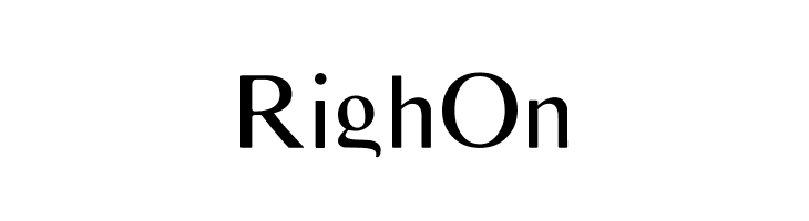 RighOn Шрифта