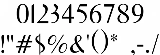 RighOn Font OTHER CHARS