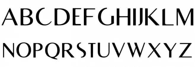RighOn Schriftart Groß