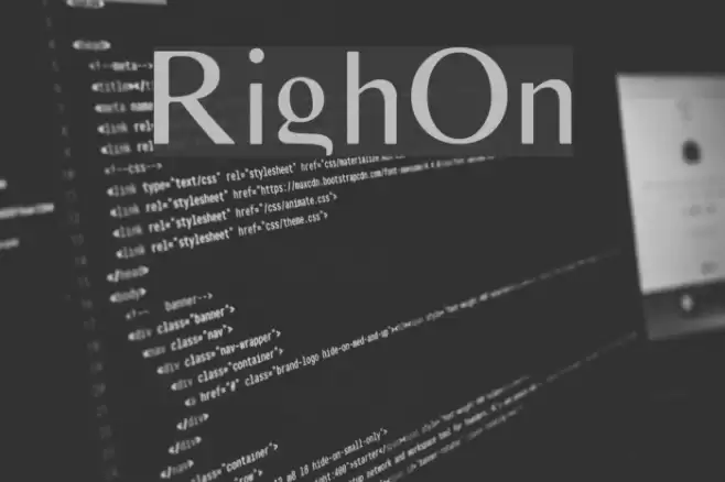 RighOn Font examples