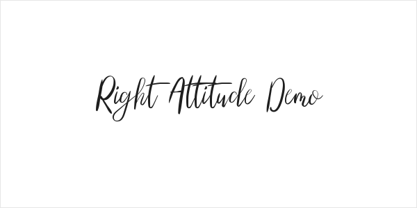 Right Attitude Demo Logo