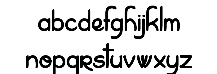 Right Balance Font LOWERCASE