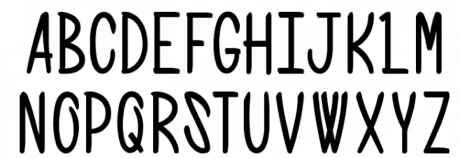 Right Balance Шрифта ВЕРХНИЙ