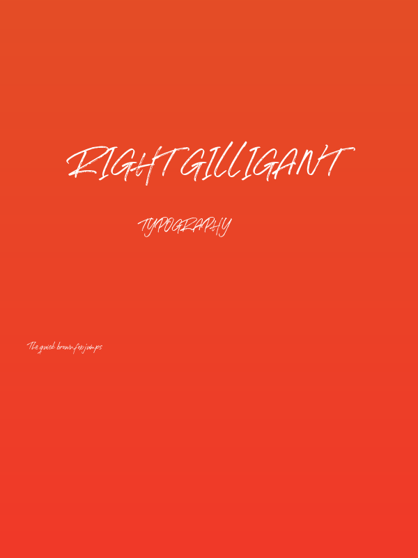 Right Gilligant Poster