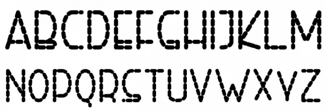 Right Hand ExtBoldDash Polices MAJUSCULES
