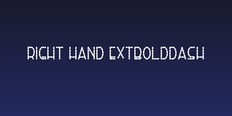Right Hand ExtBoldDash Social Header