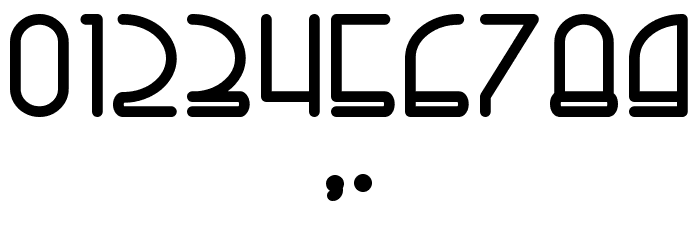 Right Hand Extra Bold Font OTHER CHARS