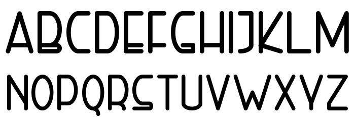Right Hand Extra Bold Font LOWERCASE