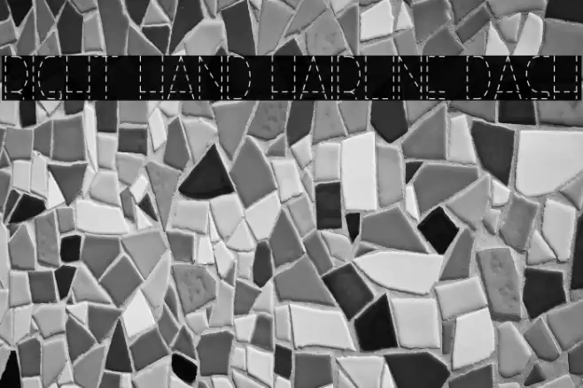 Right Hand Hairline Dash Font examples