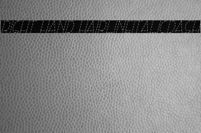 Right Hand HairlineItalicDash Caratteri examples