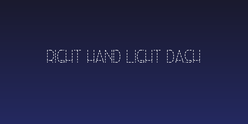 Right Hand Light Dash Social Header