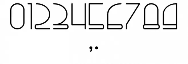 Right Hand Light Font OTHER CHARS