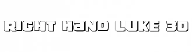 Right Hand Luke 3D 