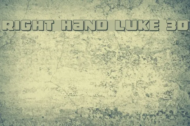 Right Hand Luke 3D Example 1