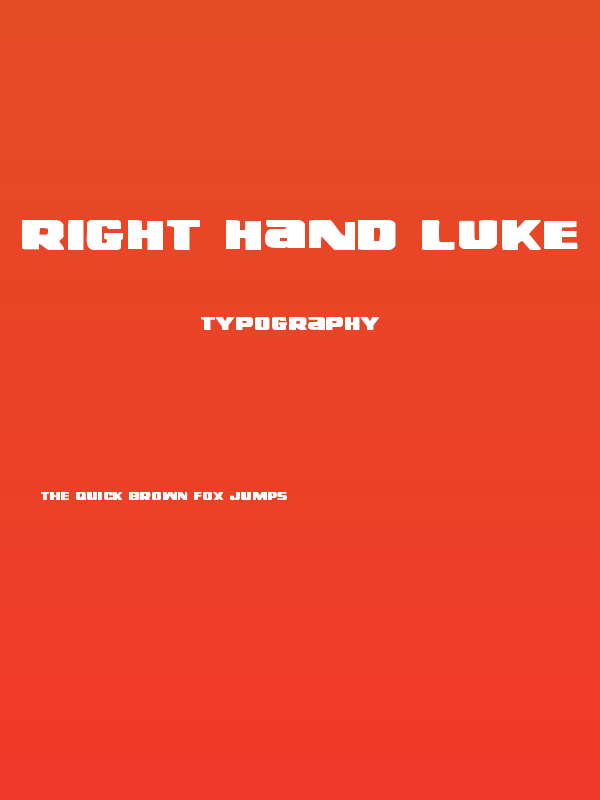 Right Hand Luke Expanded Poster