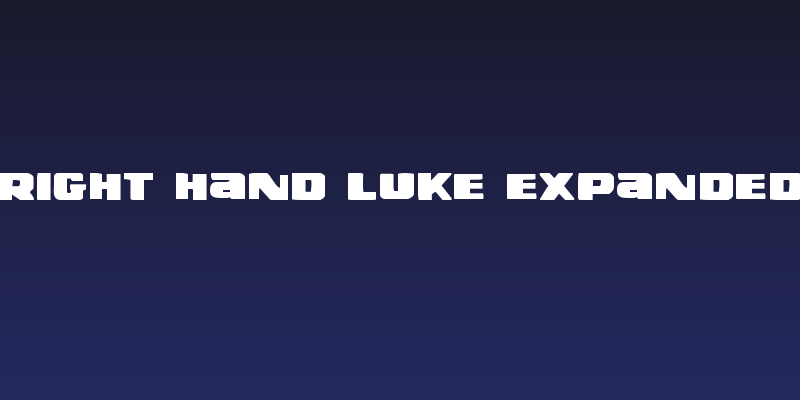 Right Hand Luke Expanded Social Header