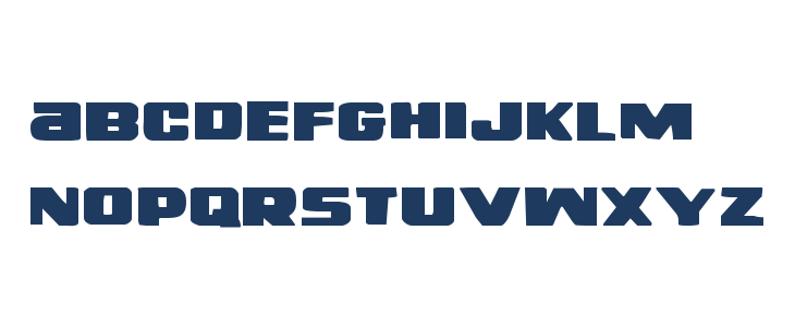 Right Hand Luke Expanded Lowercase