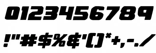 Right Hand Luke Italic Font OTHER CHARS