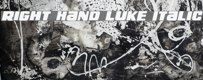 Right Hand Luke Italic Example 2