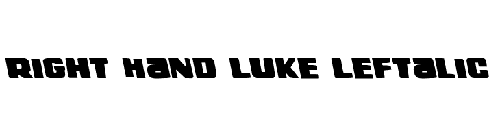 Right Hand Luke Leftalic  لخطوط تنزيل