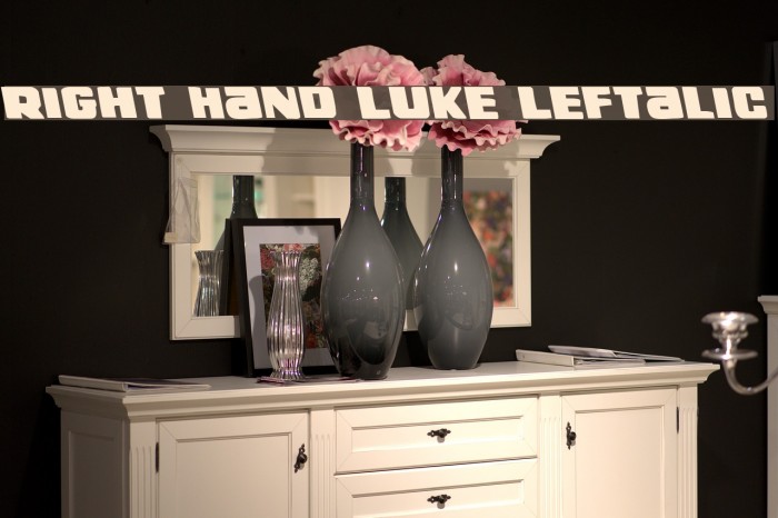 Right Hand Luke Leftalic Font examples