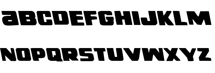 Right Hand Luke Leftalic Font LOWERCASE