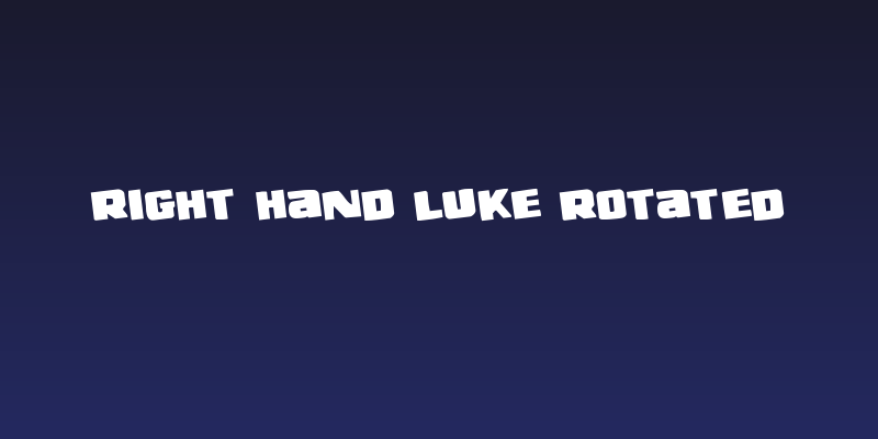 Right Hand Luke Rotated Social Header