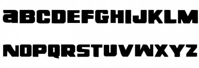 Right Hand Luke Шрифта ВЕРХНИЙ