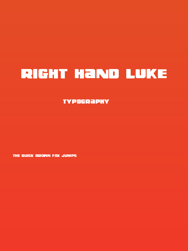 Right Hand Luke Poster