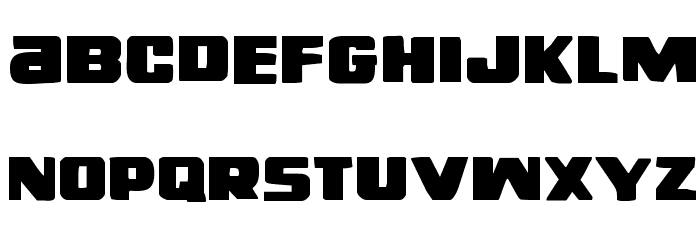 Right Hand Luke Font LOWERCASE