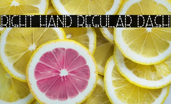 Right Hand Regular Dash Example 3