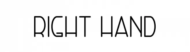 Right Hand  تنزيل الخطوط