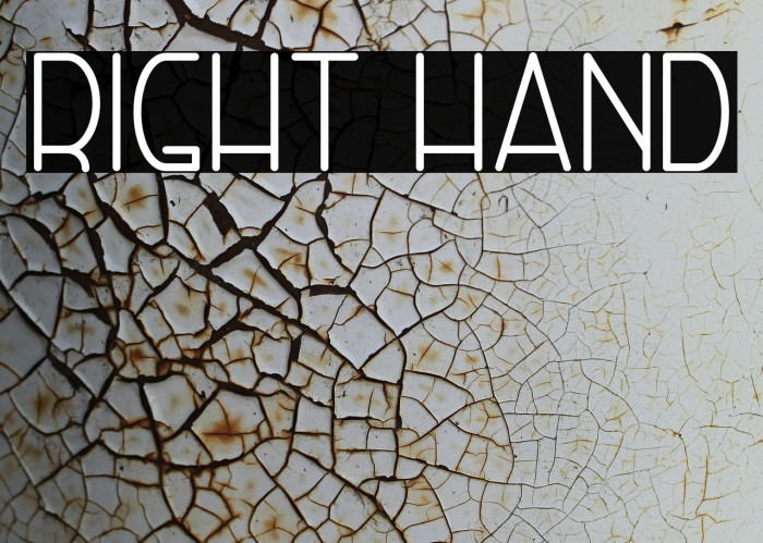 Right Hand Caratteri examples