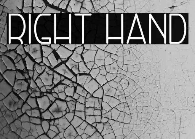 Right Hand Caratteri examples